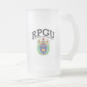 RPGU FROSTED GLASS BEER MUG