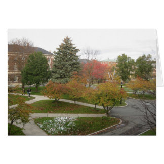 RPI campus as October snow melts