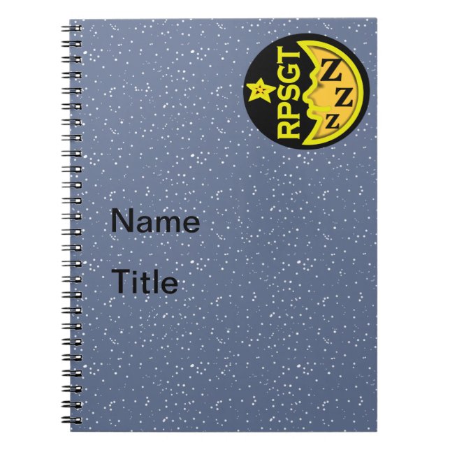 RPSGT SLEEP POLYSOMNOGRAPHY by Slipperywindow Notebook (Front)
