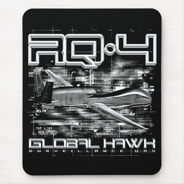 RQ-4 Global Hawk Mouse Mat (Front)
