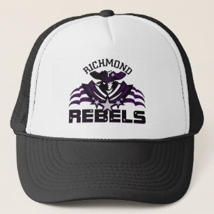 RR 03   Black Rebel Logo Trucker Hat