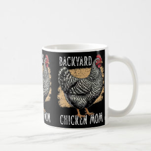 Rred Rock Chicken Mum Ckyard Plymouth Hen Vintage Coffee Mug