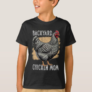 Rred Rock Chicken Mum Ckyard Plymouth Hen Vintage T-Shirt