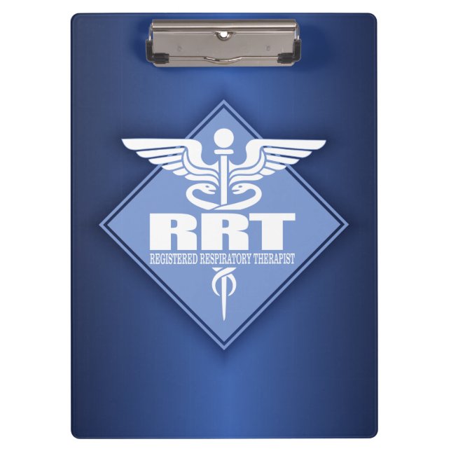 RRT Registered Respiratory Therapist Clipboard (Front)