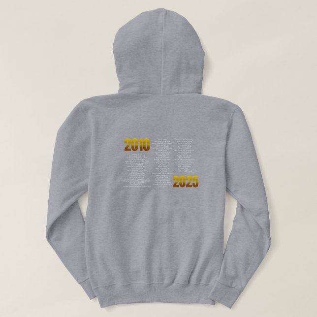 RS 15th Anniversary Sweatshirt WITH Show History (Design Back)