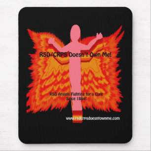 RSD Angel with Fire Wings Mouse Mat