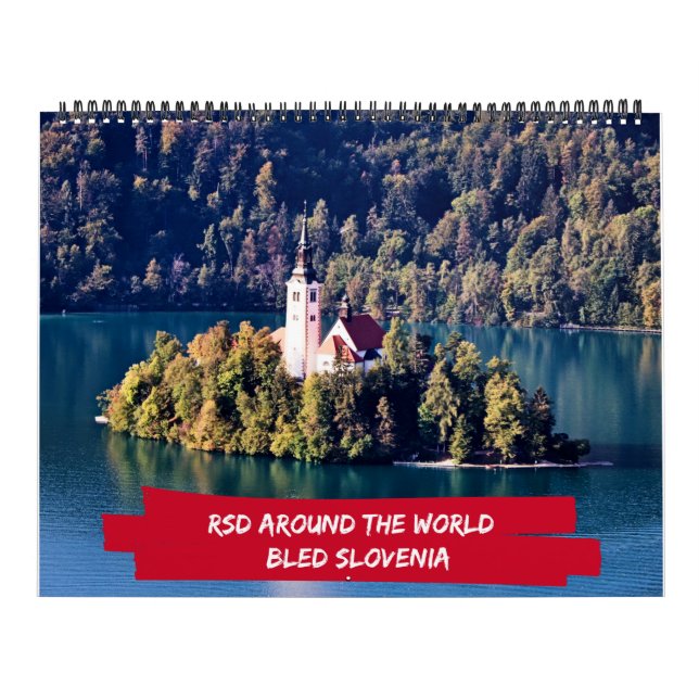 RSD Around The World | Bled Slovenia  Calendar (Cover)