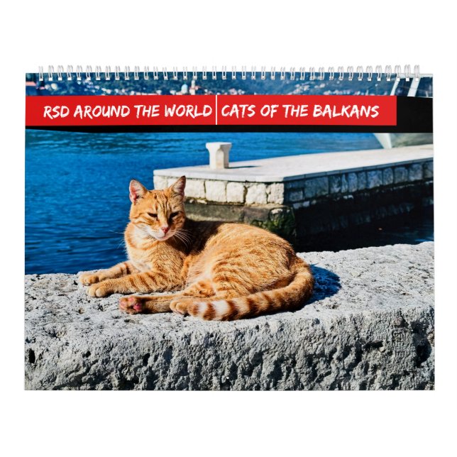 RSD Around The World | Cats of the Balkans Calendar (Cover)