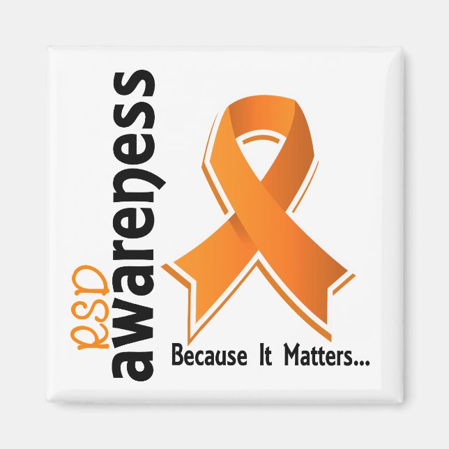 RSD Awareness 5 Reflex Sympathetic Dystrophy Magnet (Front)
