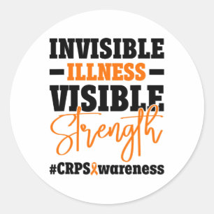 Rsd Crps Awareness 10 Classic Round Sticker