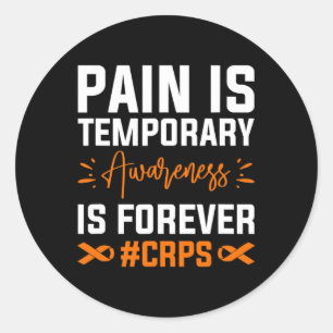 Rsd Crps Awareness 8 Classic Round Sticker