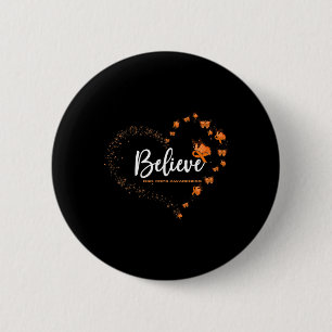 Rsd Crps Awareness Butterfly Believe 6 Cm Round Badge