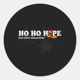 Rsd Crps Awareness Christmas Wish Classic Round Sticker