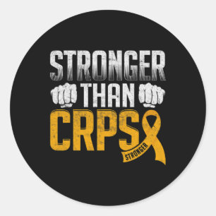 Rsd Crps Awareness Complex Regional Pain Syndrome Classic Round Sticker