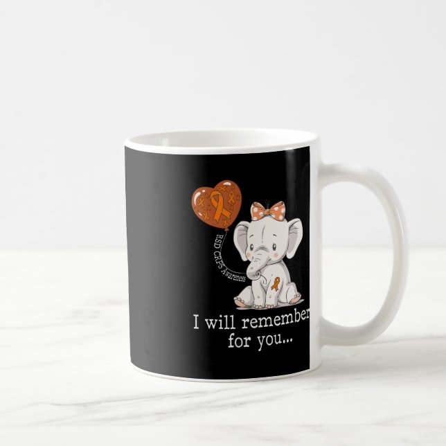 RSD CRPS Awareness Elephant  Coffee Mug (Right)