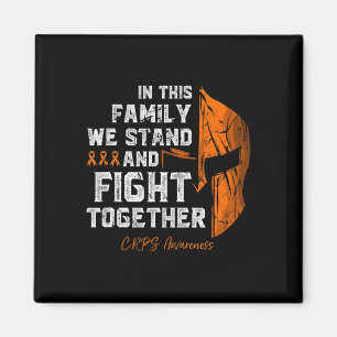Rsd-crps Awareness Family Support Spartan Warrior Magnet