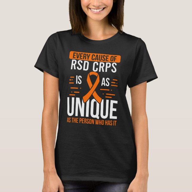 RSD CRPS Awareness Month Day Warrior Survivor T-Shirt (Front)