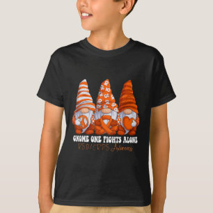RSD CRPS Awareness Month Orange Ribbon Gnomies Sup T-Shirt