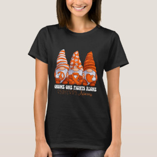 RSD CRPS Awareness Month Orange Ribbon Gnomies Sup T-Shirt