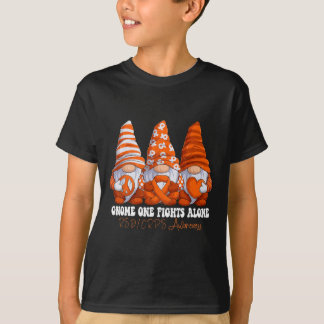 Rsd Crps Awareness Month Orange Ribbon Gnomies Sup T-Shirt