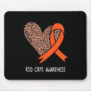 RSD CRPS Awareness Orange Ribbon  Mouse Mat