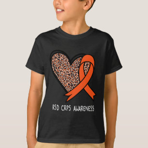 RSD CRPS Awareness Orange Ribbon T-Shirt