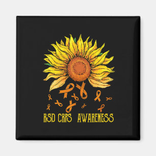 Rsd Crps Awareness Sunflower Magnet