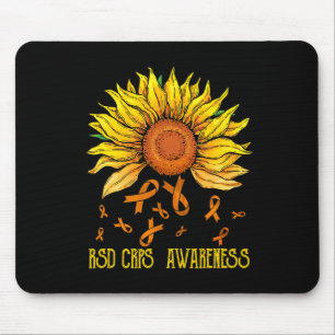 RSD CRPS Awareness Sunflower  Mouse Mat