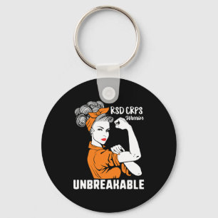 Rsd Crps Awareness Warrior Complex Regional Strong Key Ring