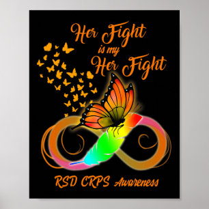 Rsd Crps Awareness Warrior Her Fight Is My Fight B Poster