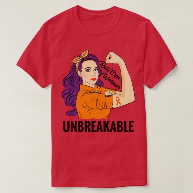 RSD CRPS Awareness Warrior Support T-Shirt (Design Front)