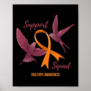 Rsd Crps Awareness Warrior Survivor Support Squad Poster