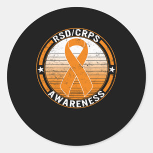 Rsd Crps Complex Regional Pain Syndrome Awareness Classic Round Sticker