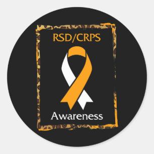 Rsd Crps Complex Regional Pain Syndrome Awareness Classic Round Sticker