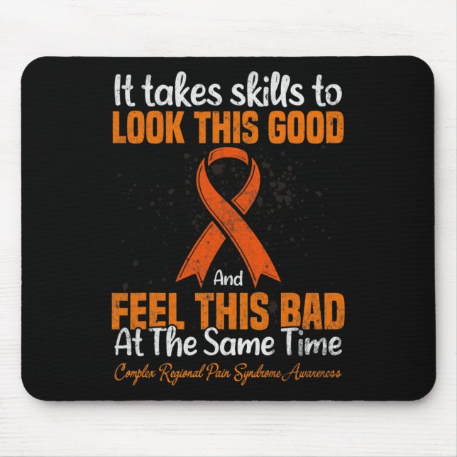 RSD CRPS Complex Regional Pain Syndrome Awareness  Mouse Mat (Front)