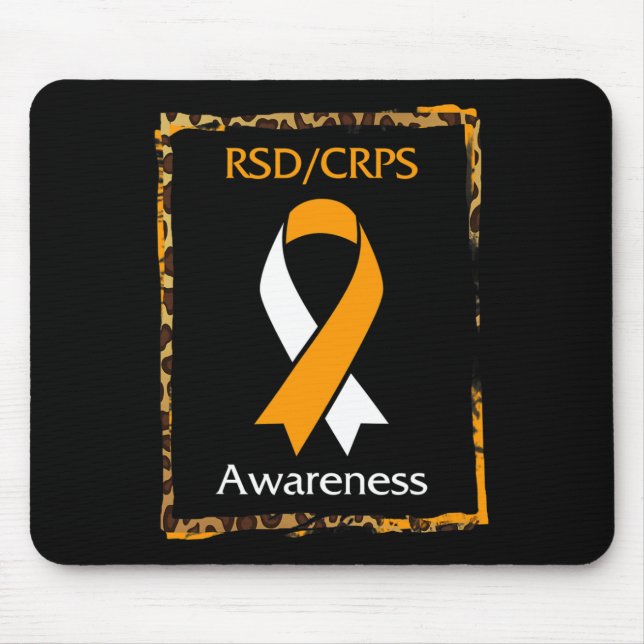 Rsd Crps Complex Regional Pain Syndrome Awareness  Mouse Mat (Front)