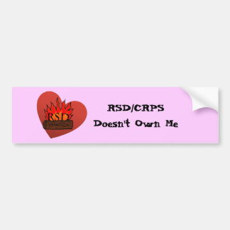 RSD/CRPS Doesn't Own Me Bumper Sticker