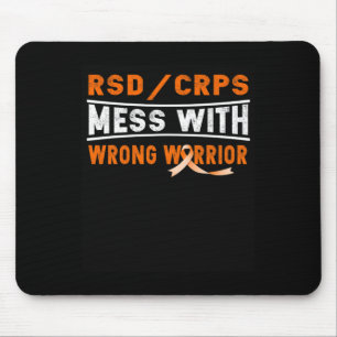 Rsd Crps Mess With The Wrong Warrior Mouse Mat