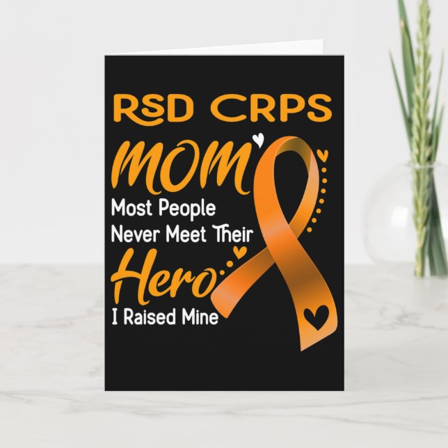 Rsd Crps Mum I Raised Mine  Card (Front)