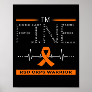 Rsd Crps Warrior I'm Fine  Poster
