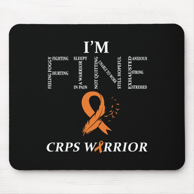 Rsd Crps Warrior  Mouse Mat (Front)