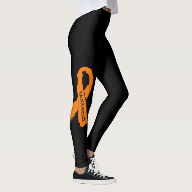RSD/CRPS WARRIOR torn ribbon Leggings (Right)