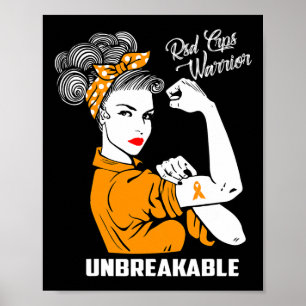 RSD CRPS Warrior Unbreakable  RSD CRPS Awareness G Poster