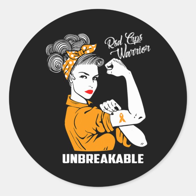 Rsd Crps Warrior Unbreakable Rsd Crps Awareness Gi Classic Round Sticker (Front)