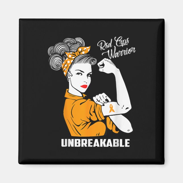 Rsd Crps Warrior Unbreakable Rsd Crps Awareness Gi Magnet (Front)