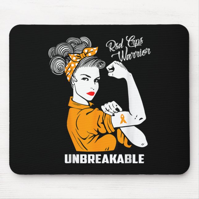 Rsd Crps Warrior Unbreakable Rsd Crps Awareness Gi Mouse Mat (Front)