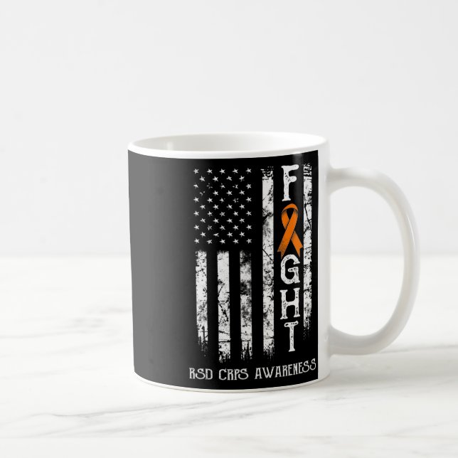Rsd Crps Warrior Us Flag  Coffee Mug (Right)