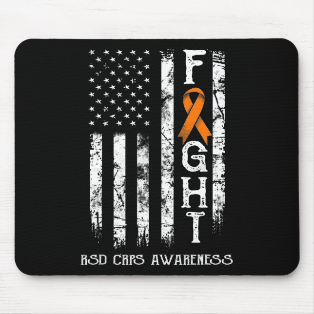 Rsd Crps Warrior Us Flag  Mouse Mat (Front)