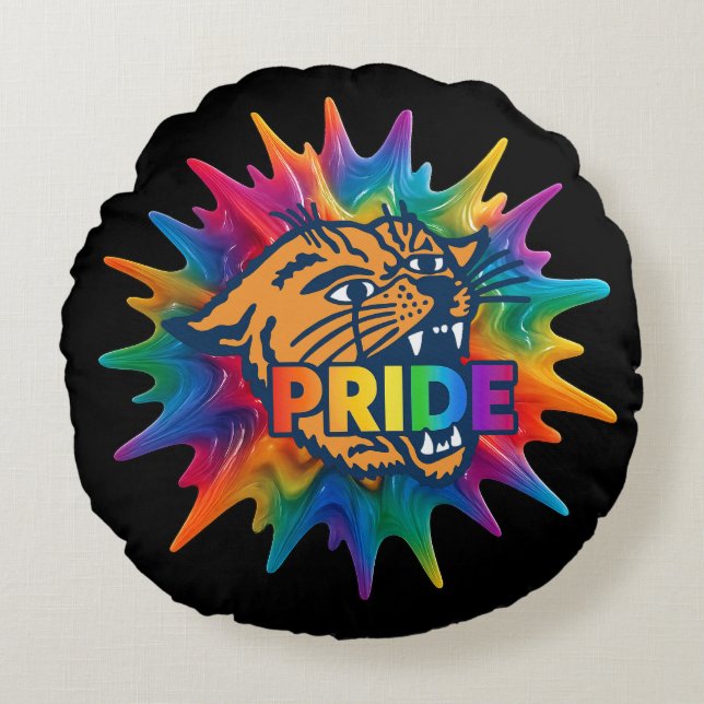 RSD WILDCATS PRIDE DRAWSTRING BAG ROUND CUSHION (Front)