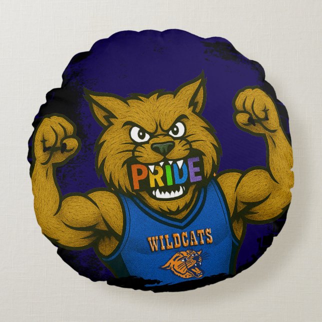 RSD WILDCATS SPORTS PRIDE THROW PILLOW (Front)